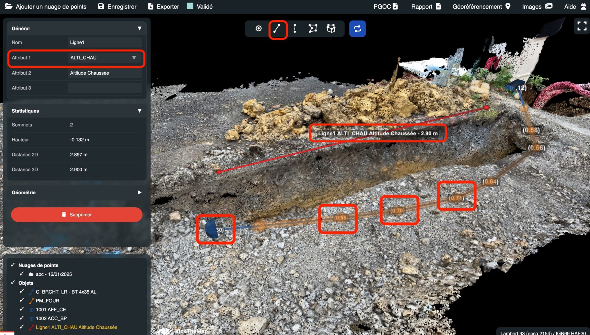 Création et export du PGOC – KickTheMap support
